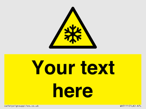 Custom Snowflake Sign